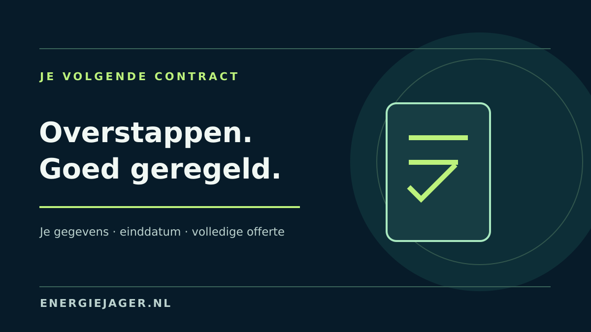 Illustratie bij Overstappen van energieleverancier: zo regel je het