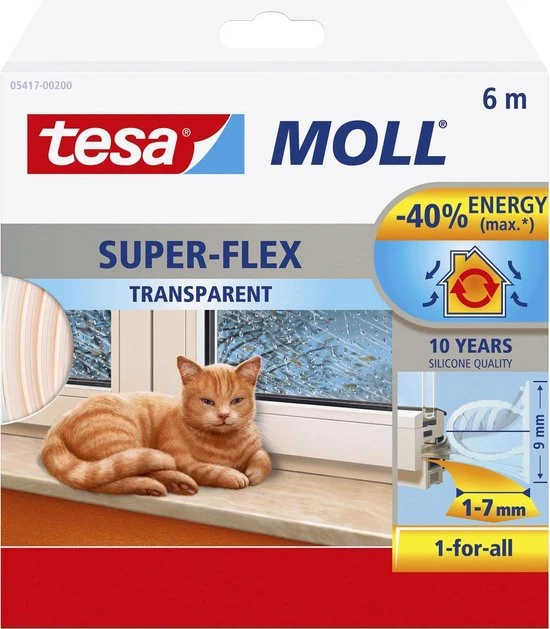tesa Superflex siliconen tochtstrip